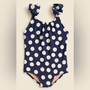 Crewcuts one piece polka dot swimsuit.